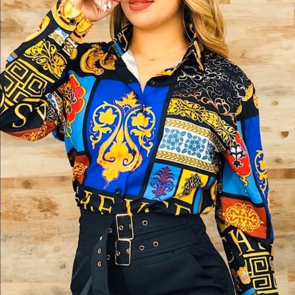 Inspired Print Top